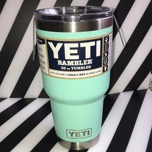 Yeti 30oz tumbler. Hard to find Seafoam color. NWT. Sticker included.